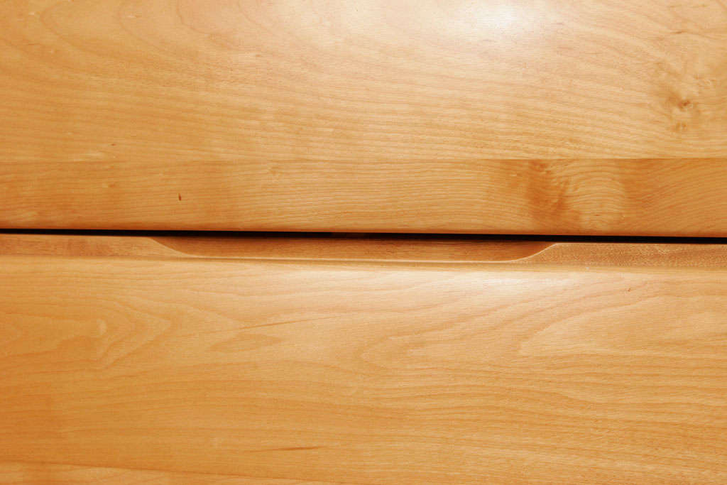Mid-20th Century A sycamore Tallboy Chest of Drawers by Pilgrim
