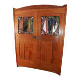 Lovely Arts & Crafts Oak Wardrobe by George Henry Walton