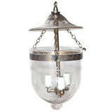 delicate antique belljar with etchings