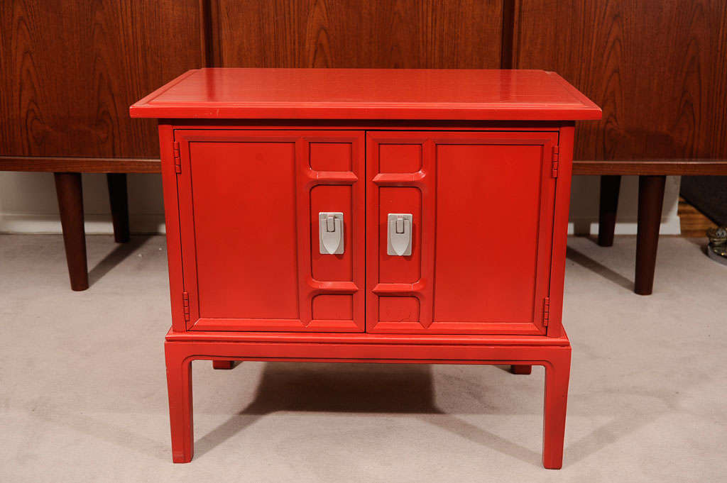 Pair of Asian Inspired Night Stands