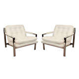 Pair of Milo Baughman Lounge Chairs for Thayer Coggins