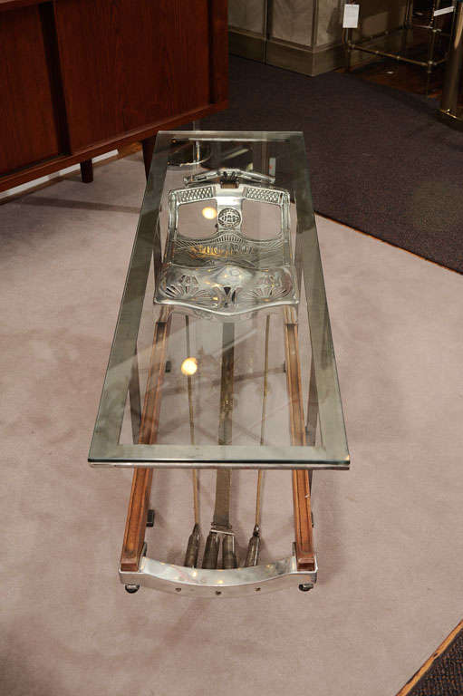 20th Century Vintage Rowing Machine Coffee Table
