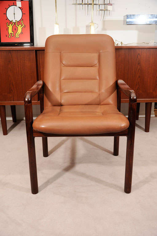 20th Century Pair of Dyrlund Danish Modern Armchairs