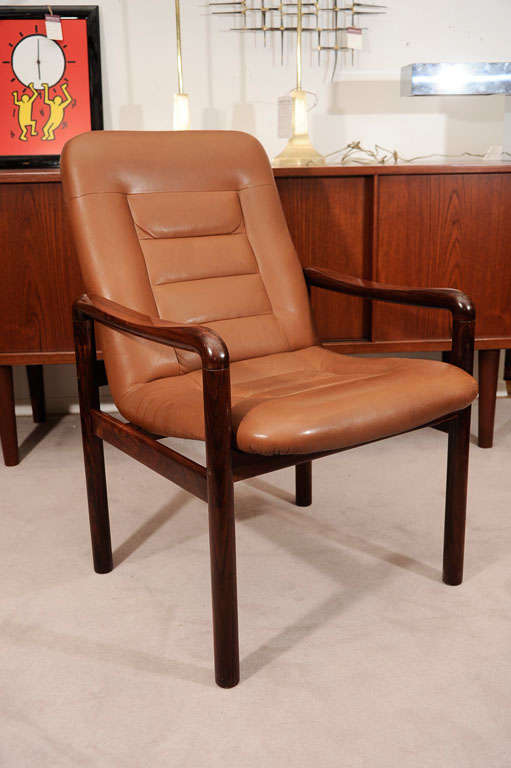Pair of Dyrlund Danish Modern Armchairs 4