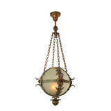 Beaux Arts Style American Orb Fixture