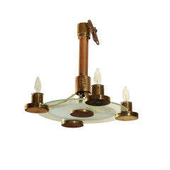French Moderne Chandelier