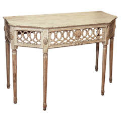 A Gustvian Style Console Table