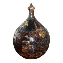 Bjorn Wiinblad Ceramic Vase with Lid, Danish Pottery