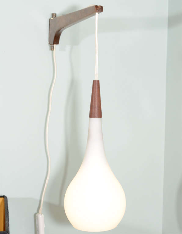 1950's Swing Arm Pendant Light at 1stdibs