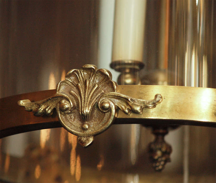 Classic Design Antique Bronze D'ore Lantern, circa 1890-1900 For Sale 4