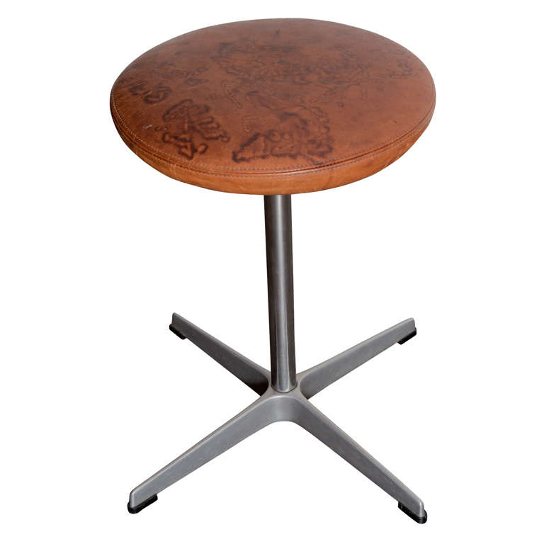 Oxford Stool by Arne Jacobsen for Fritz Hansen
