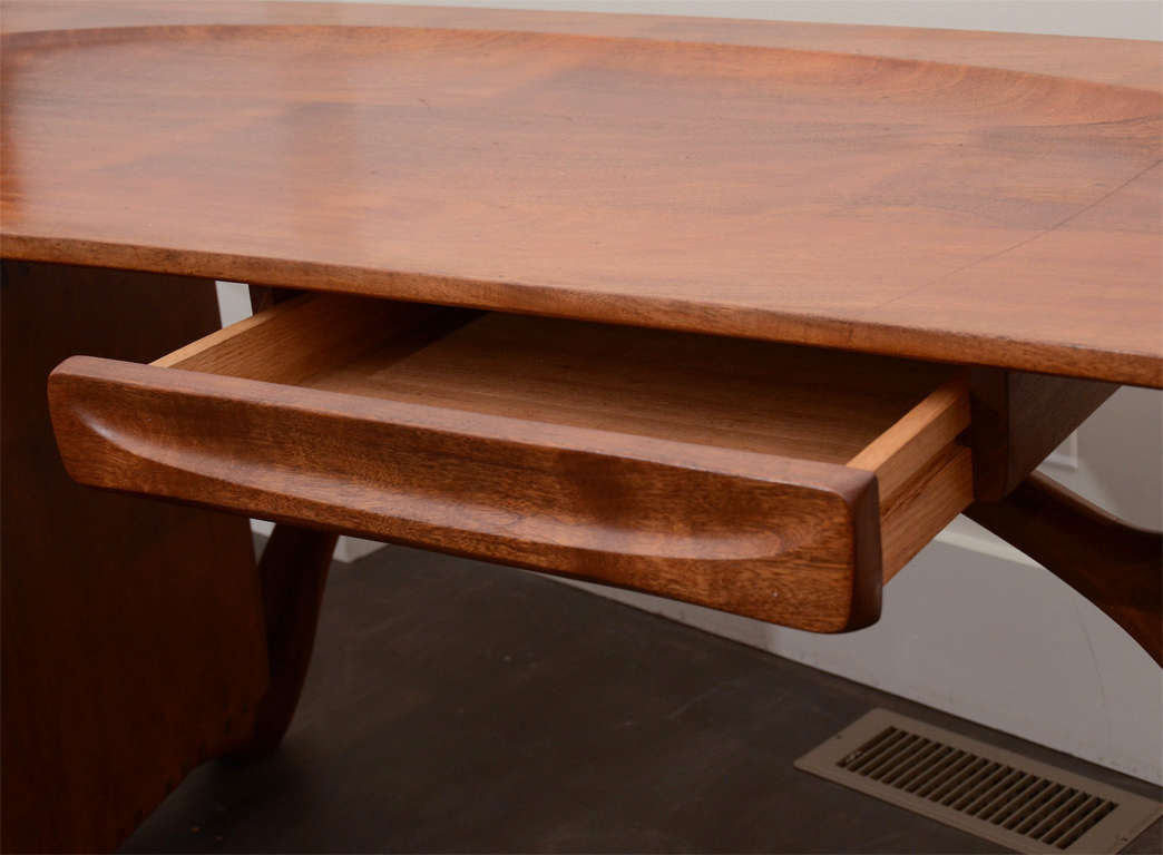 American Modernist Wooden Desk by Ethan Perry