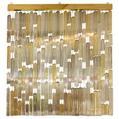 Suspended Murano Glass Elements Screen by Venini