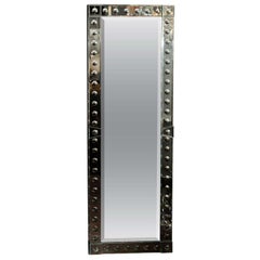 Miroir de style Ponti avec cadre en miroir baguette