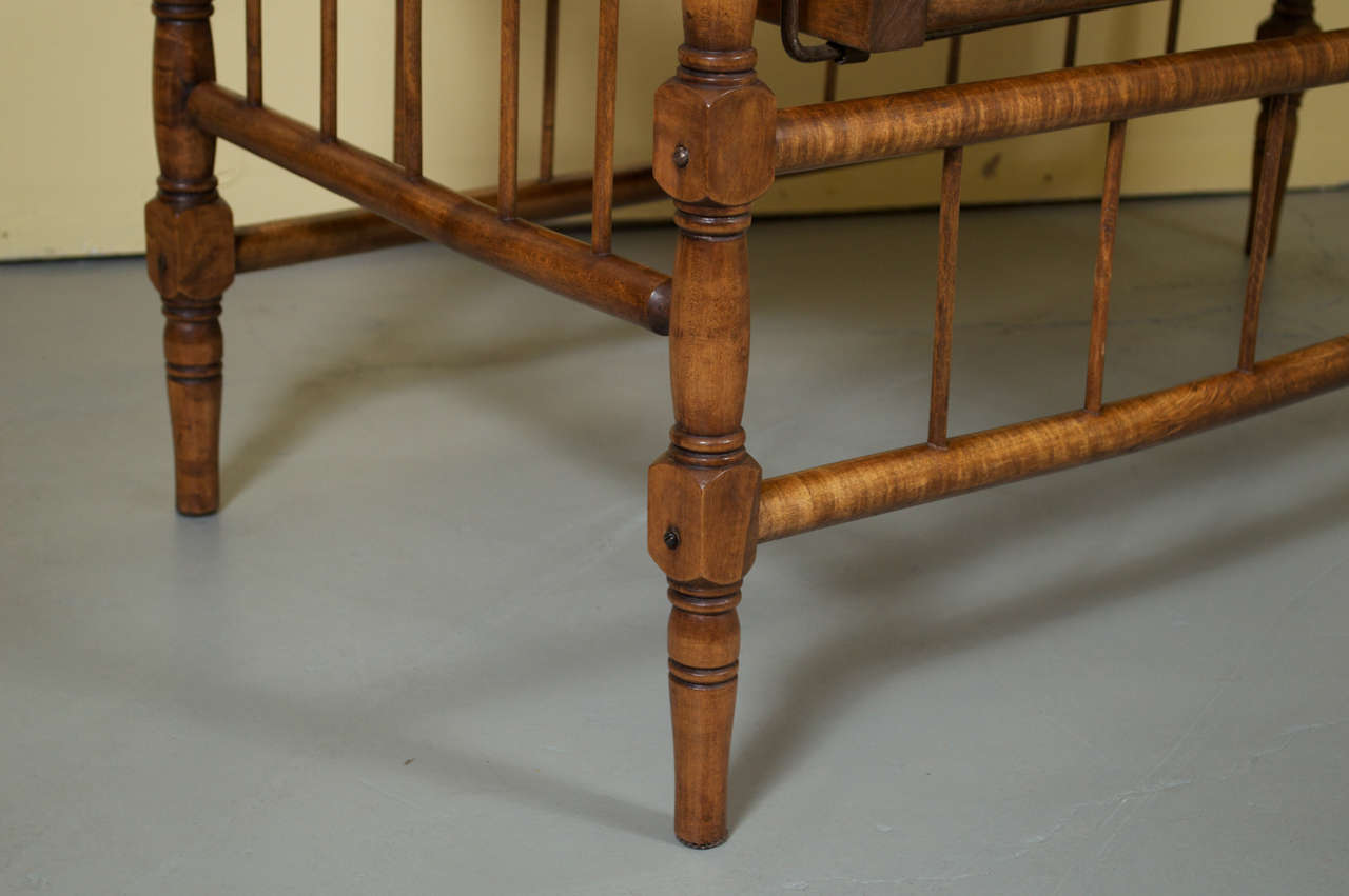 19th Century Country, French Birchwood Swinging Cradle - STORE CLOSING MAY 31ST For Sale 2