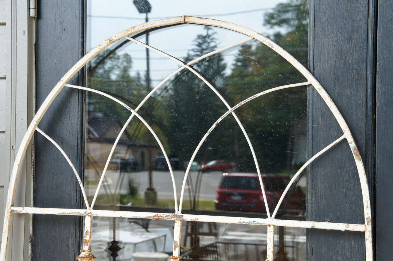 Neoclassical Paif of Fan-Light-Style Trellises