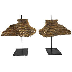 Gilt Wings on Stands