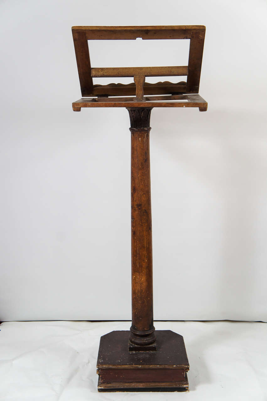 19th Century Italian Book or Music Stand In Good Condition In Sheffield, MA