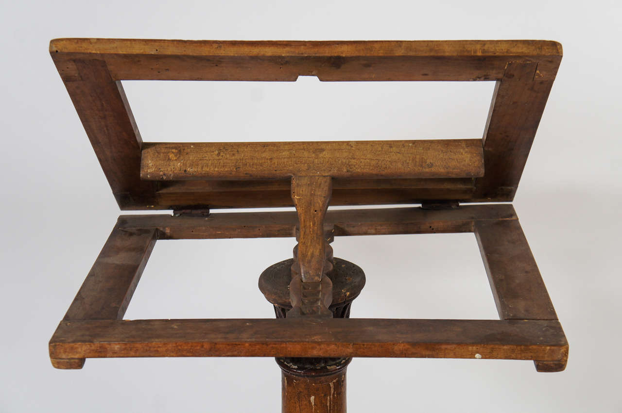 Oak 19th Century Italian Book or Music Stand