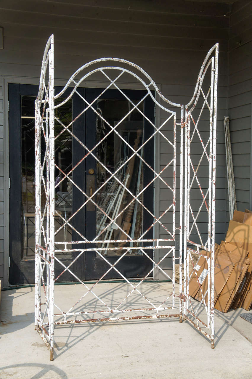 Faux Bamboo Folding Screens, Pair at 1stdibs