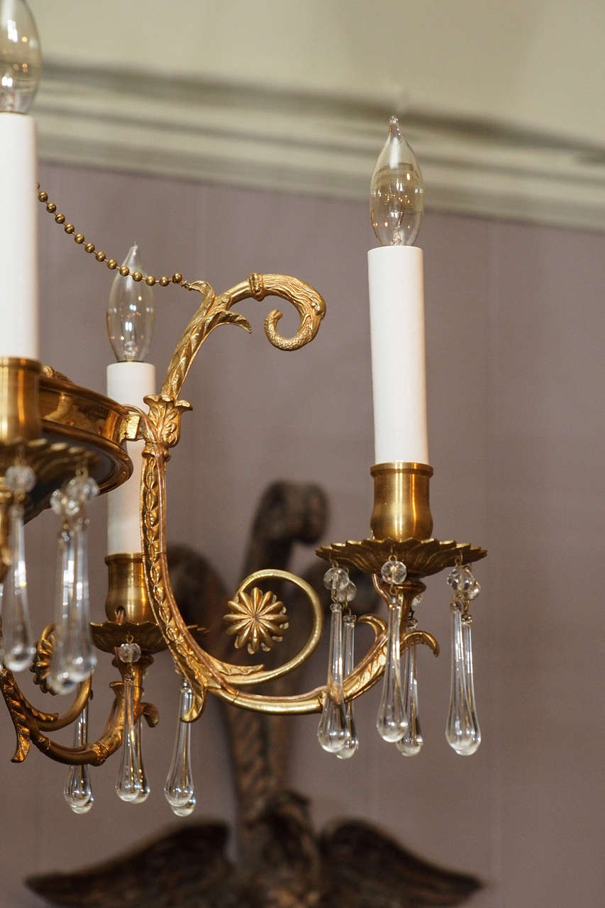 Antique English Adams Style Wedgwood Chandelier circa 1890 4