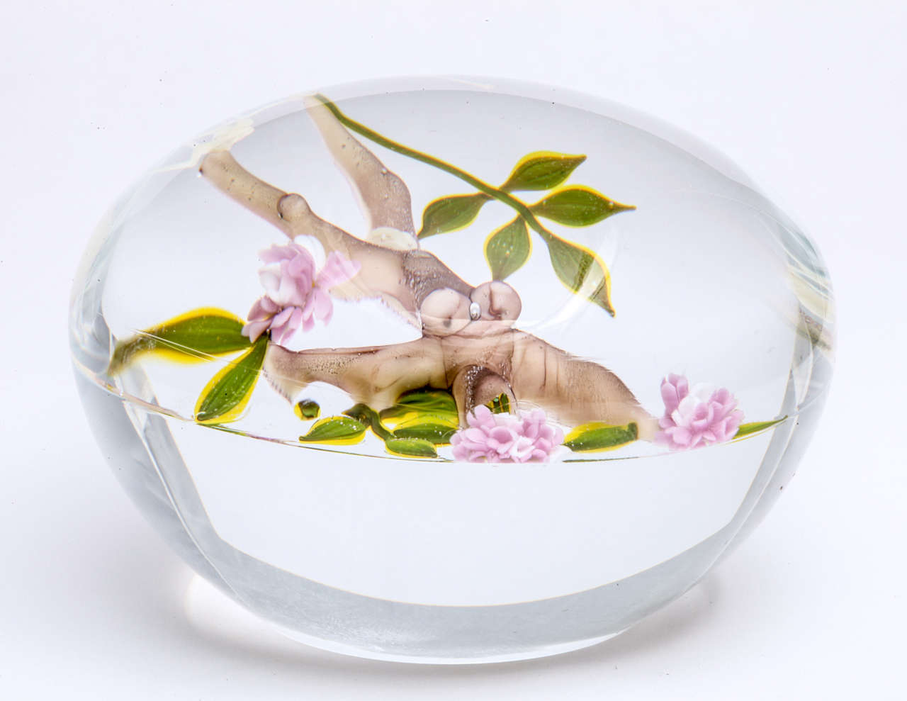 Early Paul Stankard  "Carmen Miranda" Paperweight