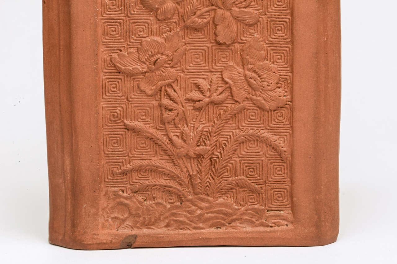 18th Century and Earlier A Rare English Redware Tea Caddy For Sale