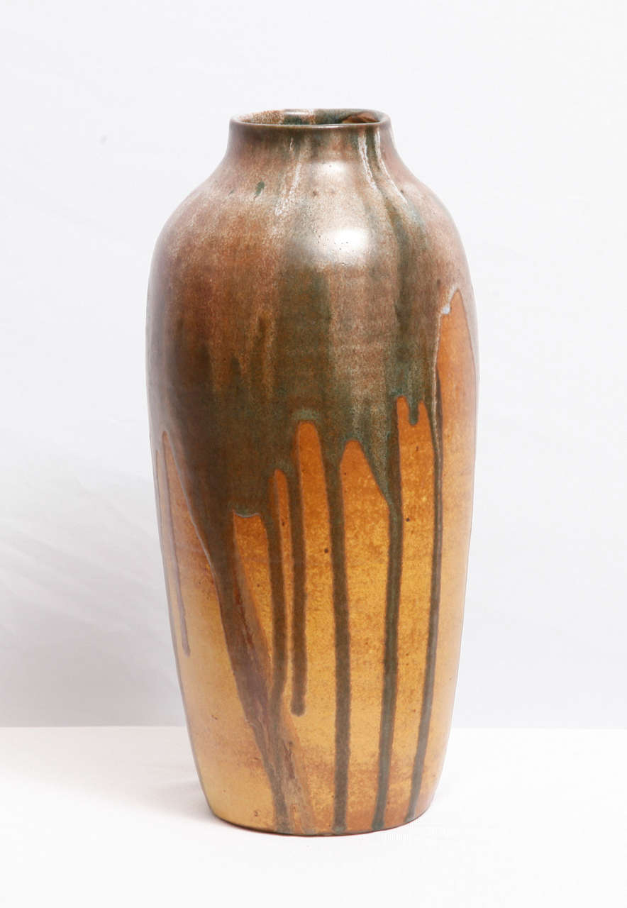 Leon POINTU, vase Art nouveau