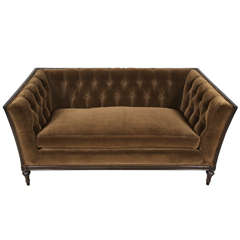 French Tufted Loveseat