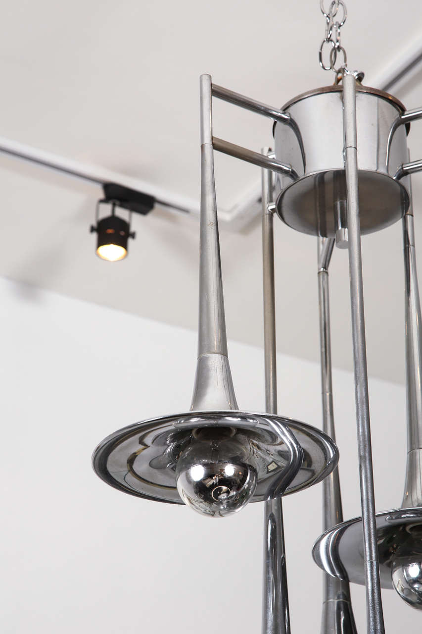 Reggiani Hanging Trumpet Chandelier
