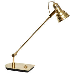 1960s Articulated Brass Table Lamp 12