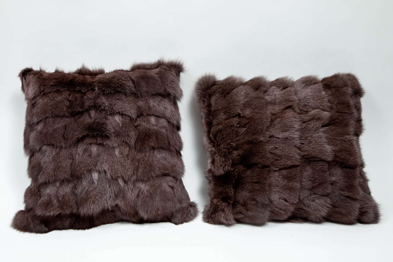 Fox Fur Pillows