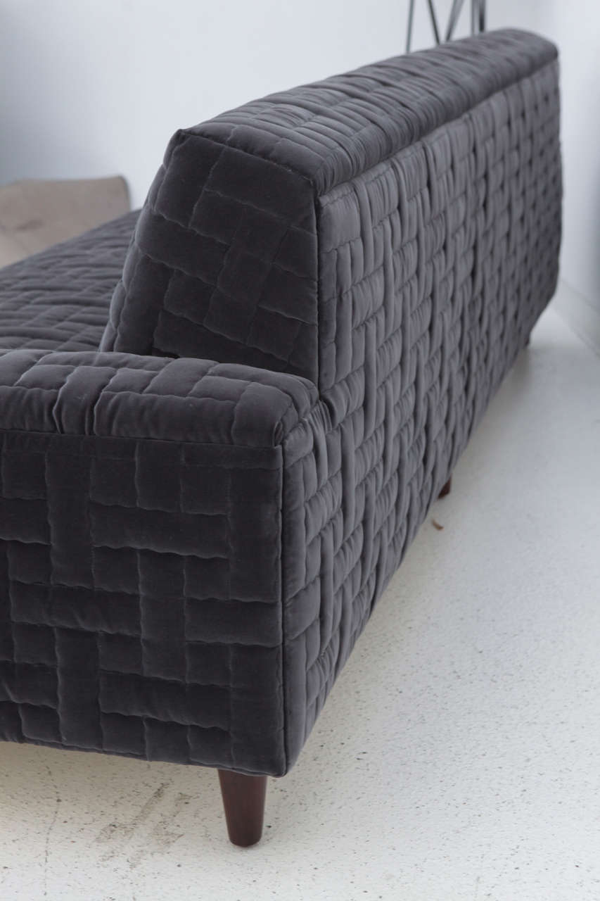 Custom Quilted Sofa by William Haines 3