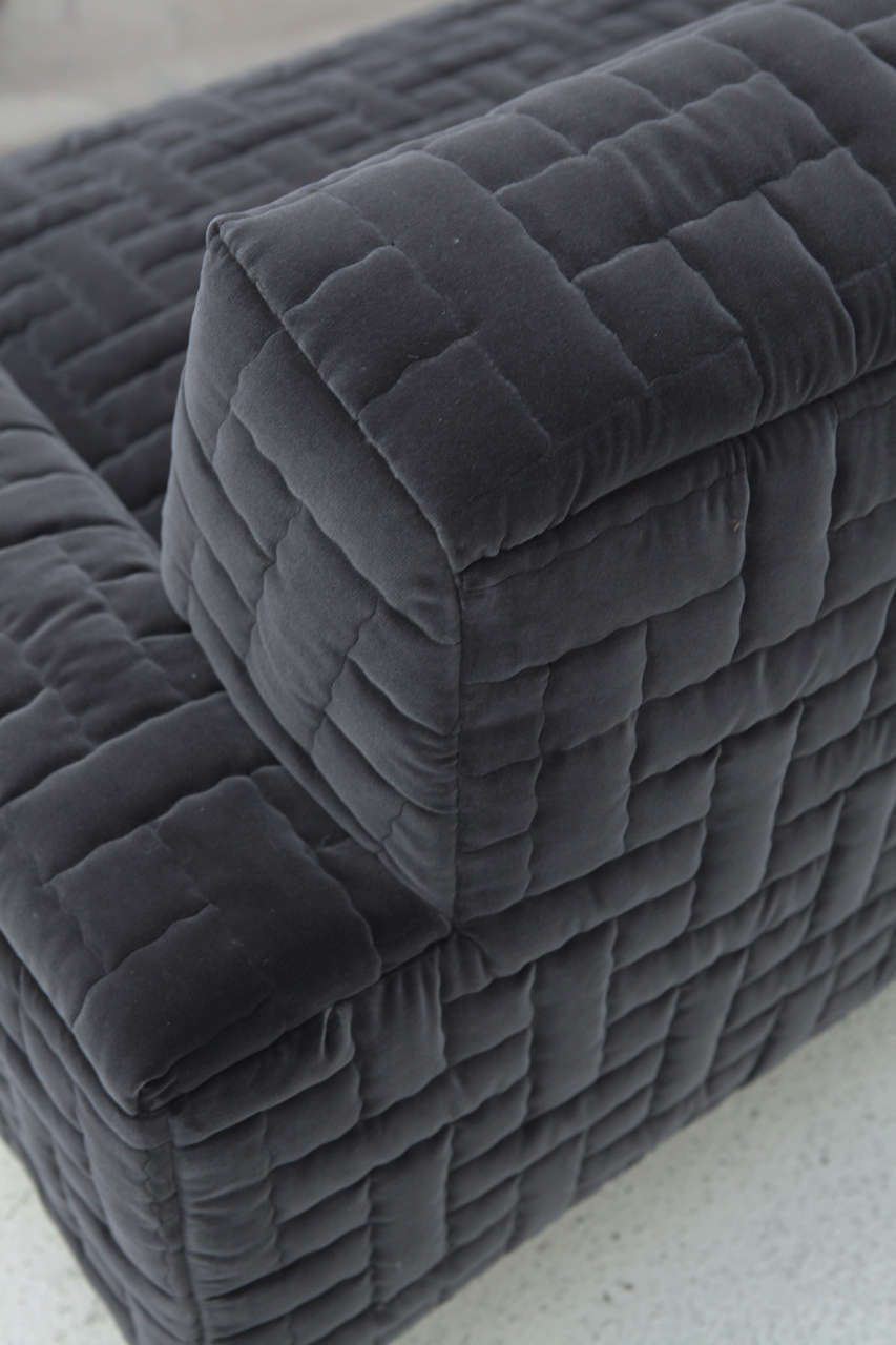Custom Quilted Sofa by William Haines 4