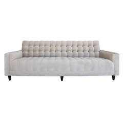 Custom Biscuit-Tufted Sofa by William Haines