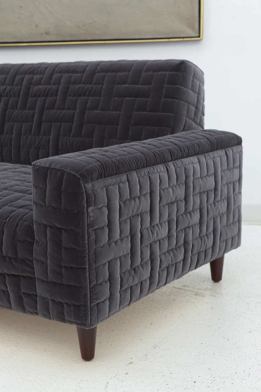 Custom Quilted Sofa by William Haines at 1stDibs