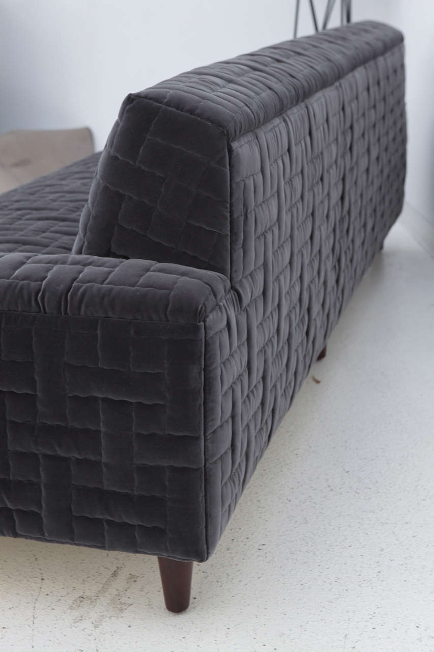 Custom Quilted Sofa by William Haines at 1stDibs