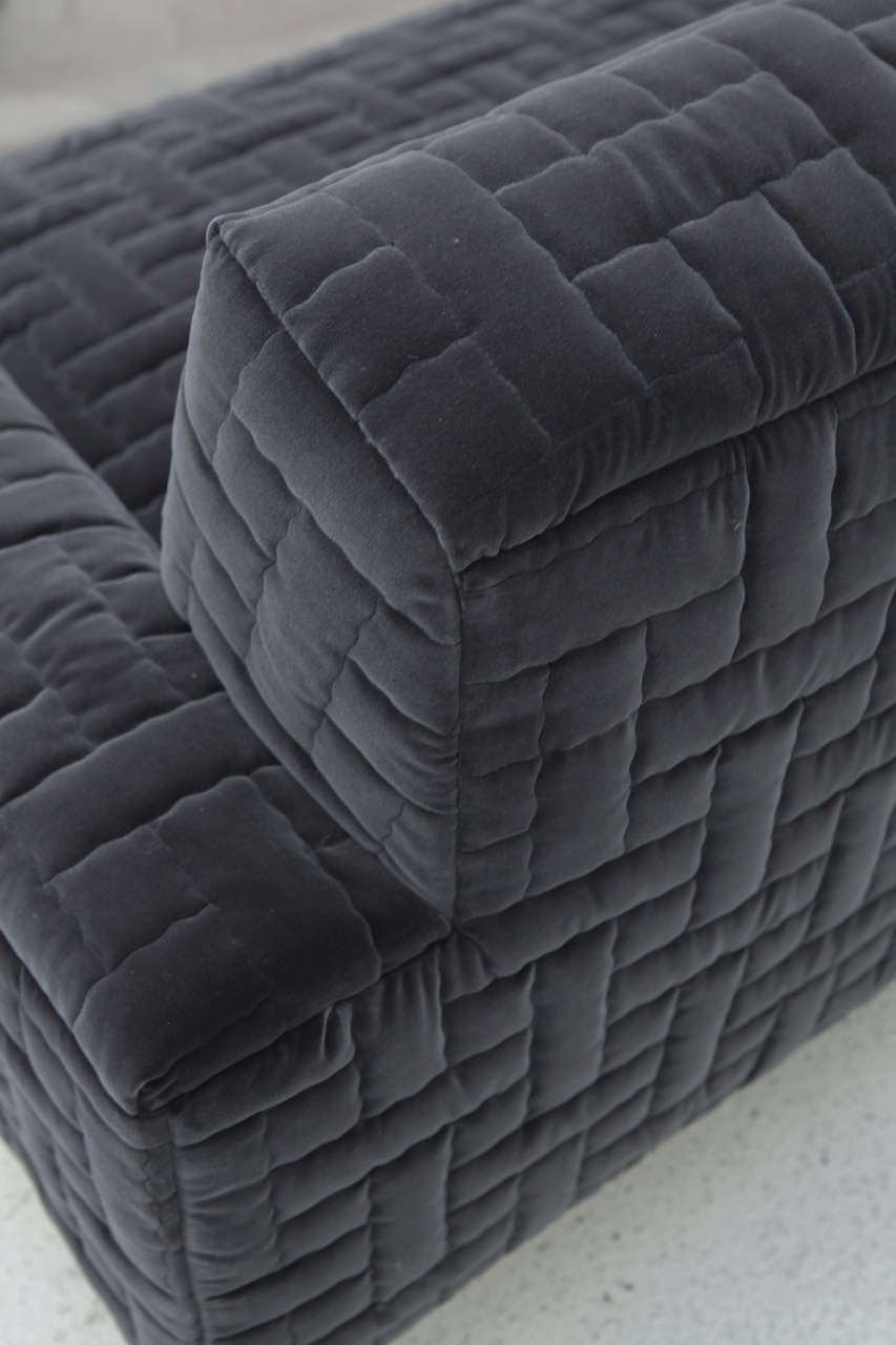 Custom Quilted Sofa by William Haines at 1stDibs