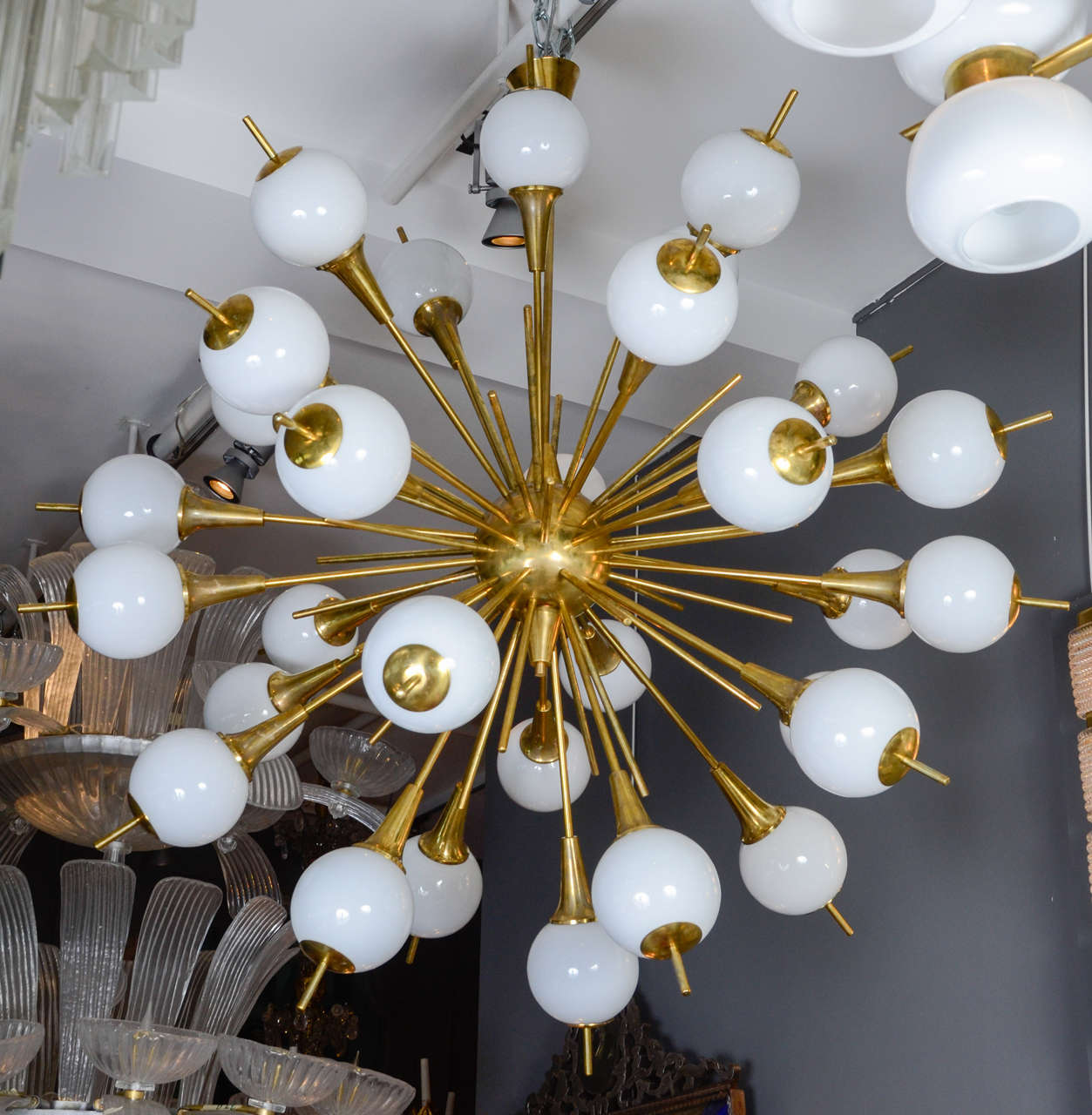 Impressive Sputnik Chandelier at 1stDibs