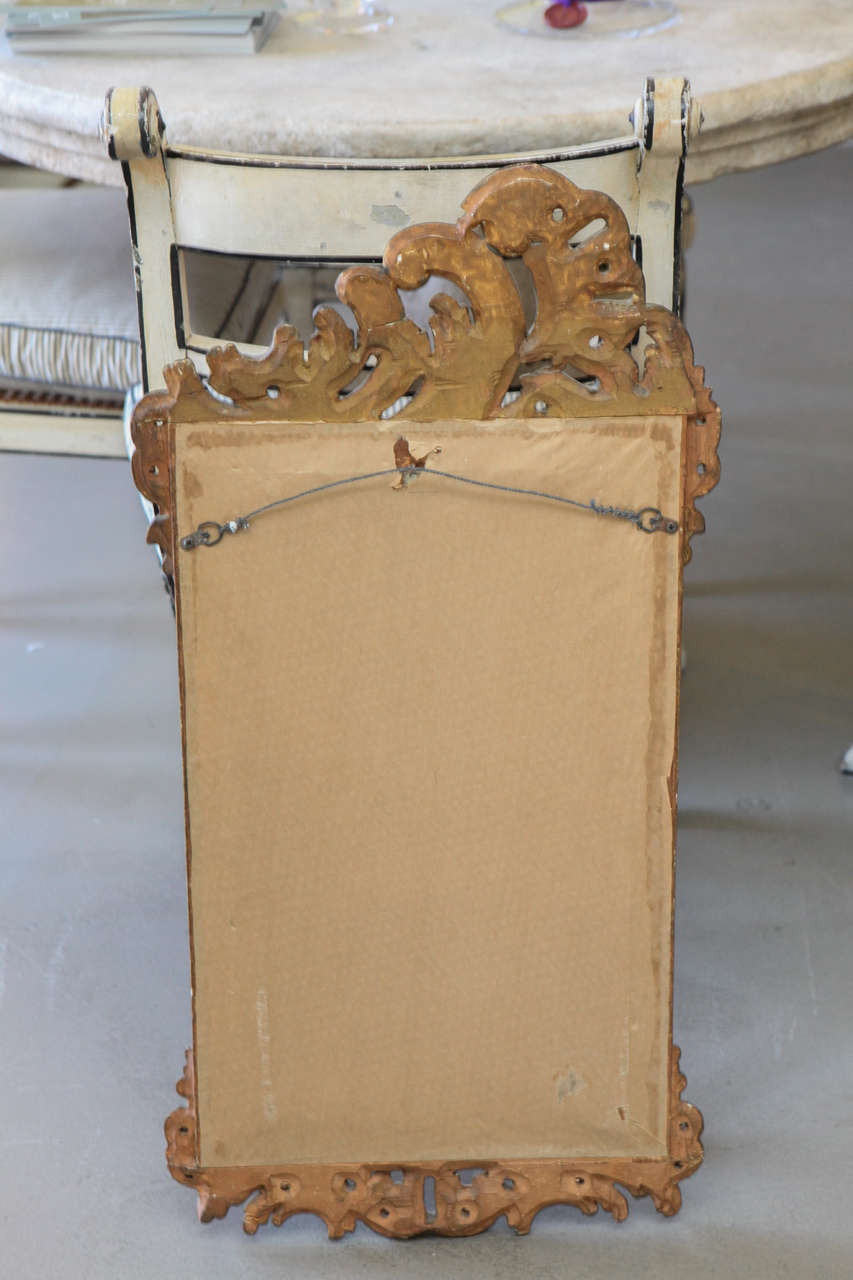 Italian Carved and Gilt Rococo Mirror  2