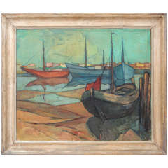 Ship Painting, circa 1900