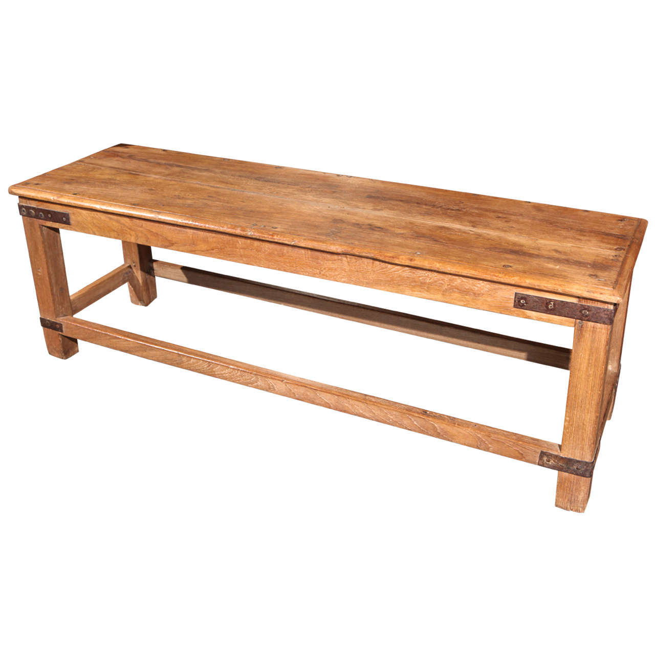 A Bench in Teak, Circa 1900