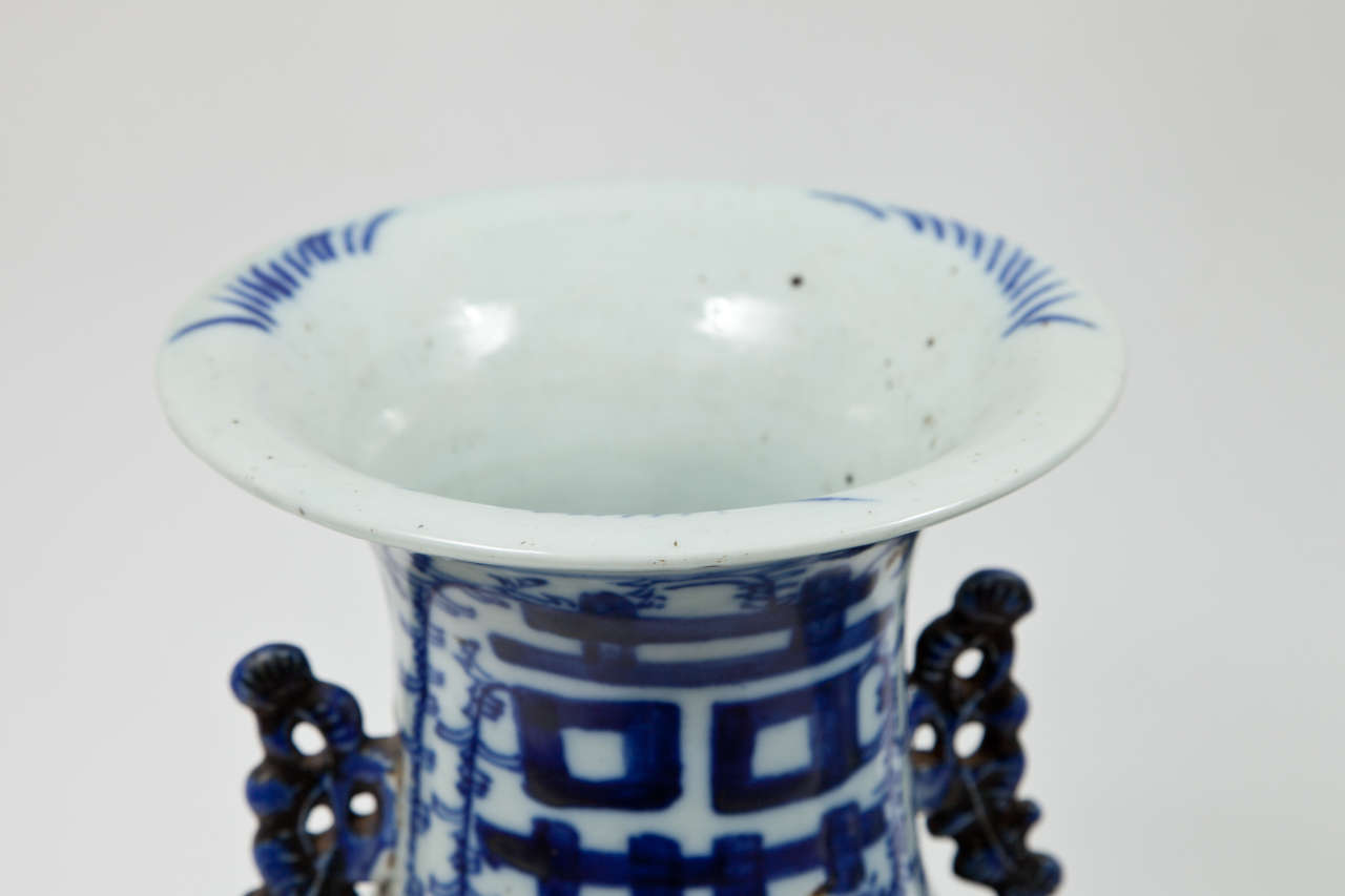 chinese blue porcelain vases