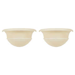 Pair of Vintage Alabaster Sconces 1