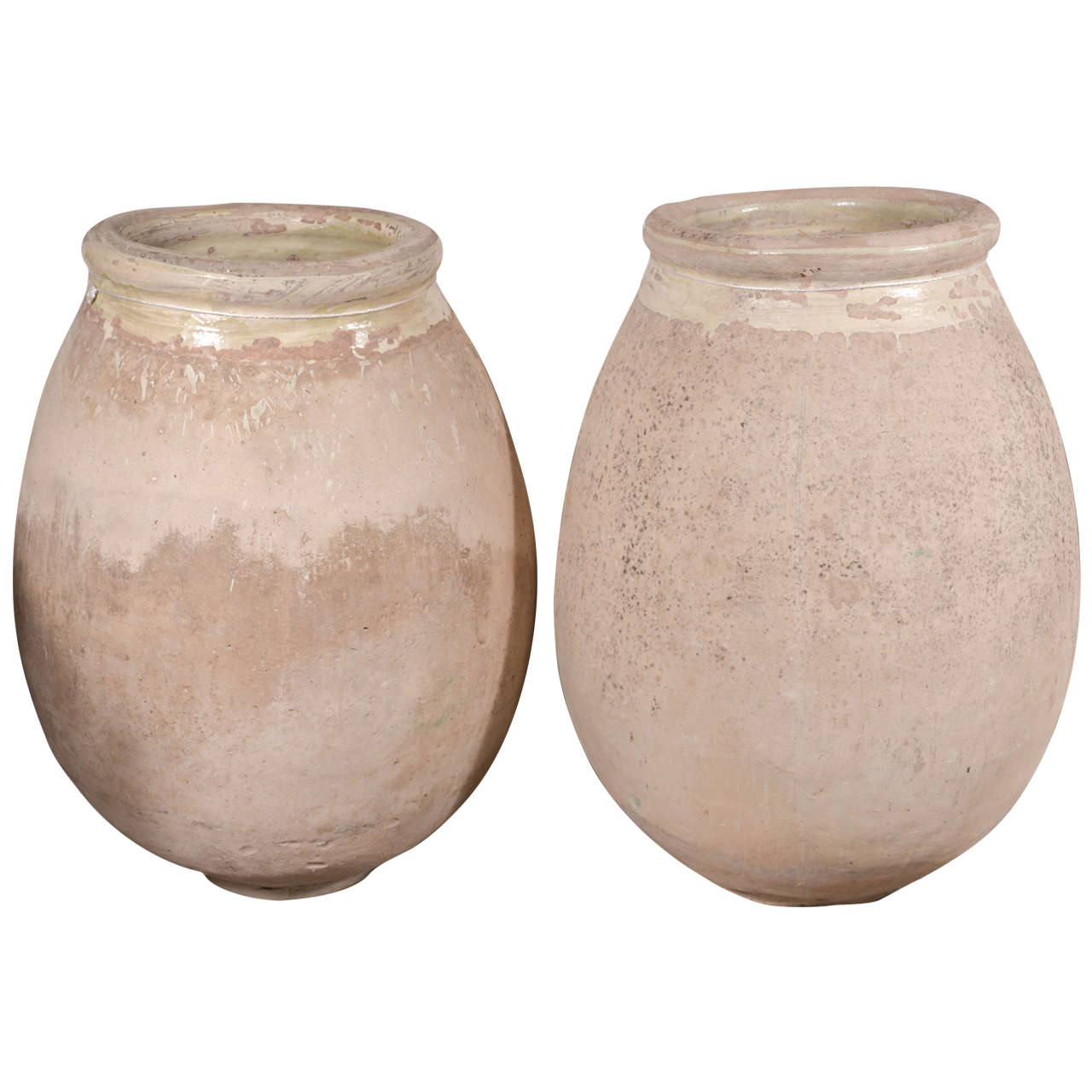 Pair of 19th Century French Biot Jars