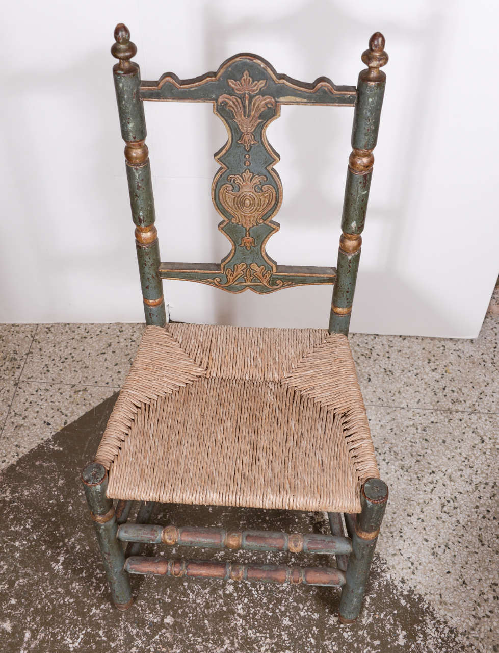 Hand-Carved Six Early Italian Chairs