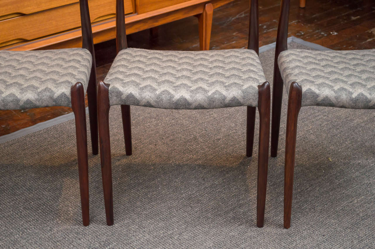 Danish Moller Model #78 Rosewood Chairs