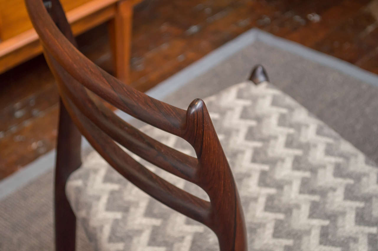 Moller Model #78 Rosewood Chairs 1