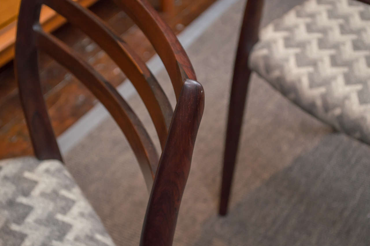 Moller Model #78 Rosewood Chairs 2