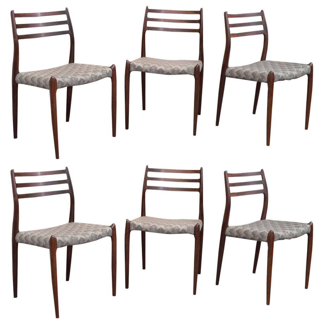 Moller Model #78 Rosewood Chairs